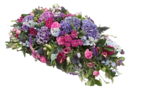 Funeral casket spray (double end)