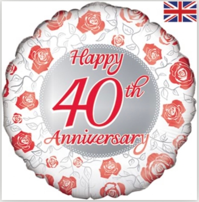 40th Anniversary Balloon