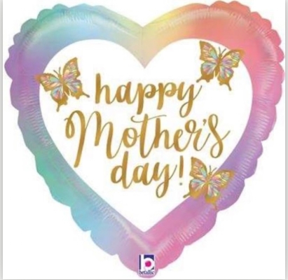 Happy Mothers Day Heart Balloon