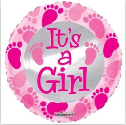 Its a Girl Balloon