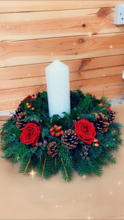 Rose Table Arrangement