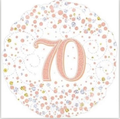 White Sparkle 70 Balloon