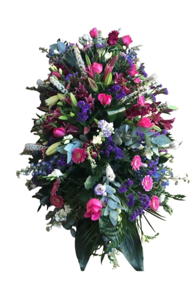 Funeral casket spray (double end)