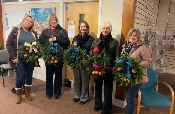 4.12.2026 Christmas Wreath Workshop  Langton Green Village Hall 6 pm