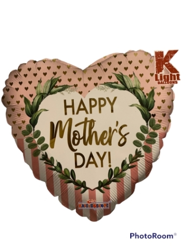 Happy Mothers Day Heart Balloon 3
