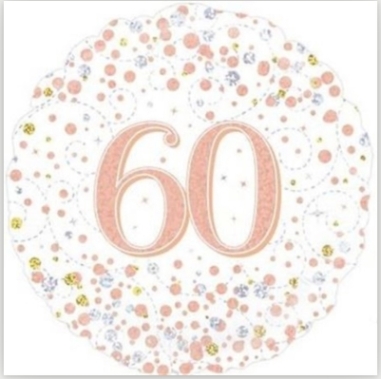 White Sparkle 60 Balloon
